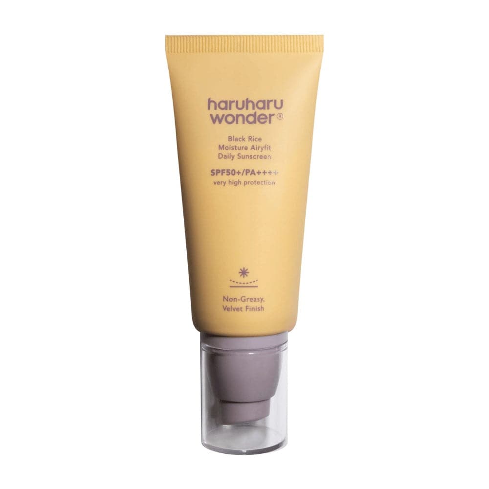 HARUHARU WONDER Black Rice Moisture Airyfit Sunscreen SPF50+ 50ml - BelluBeauty