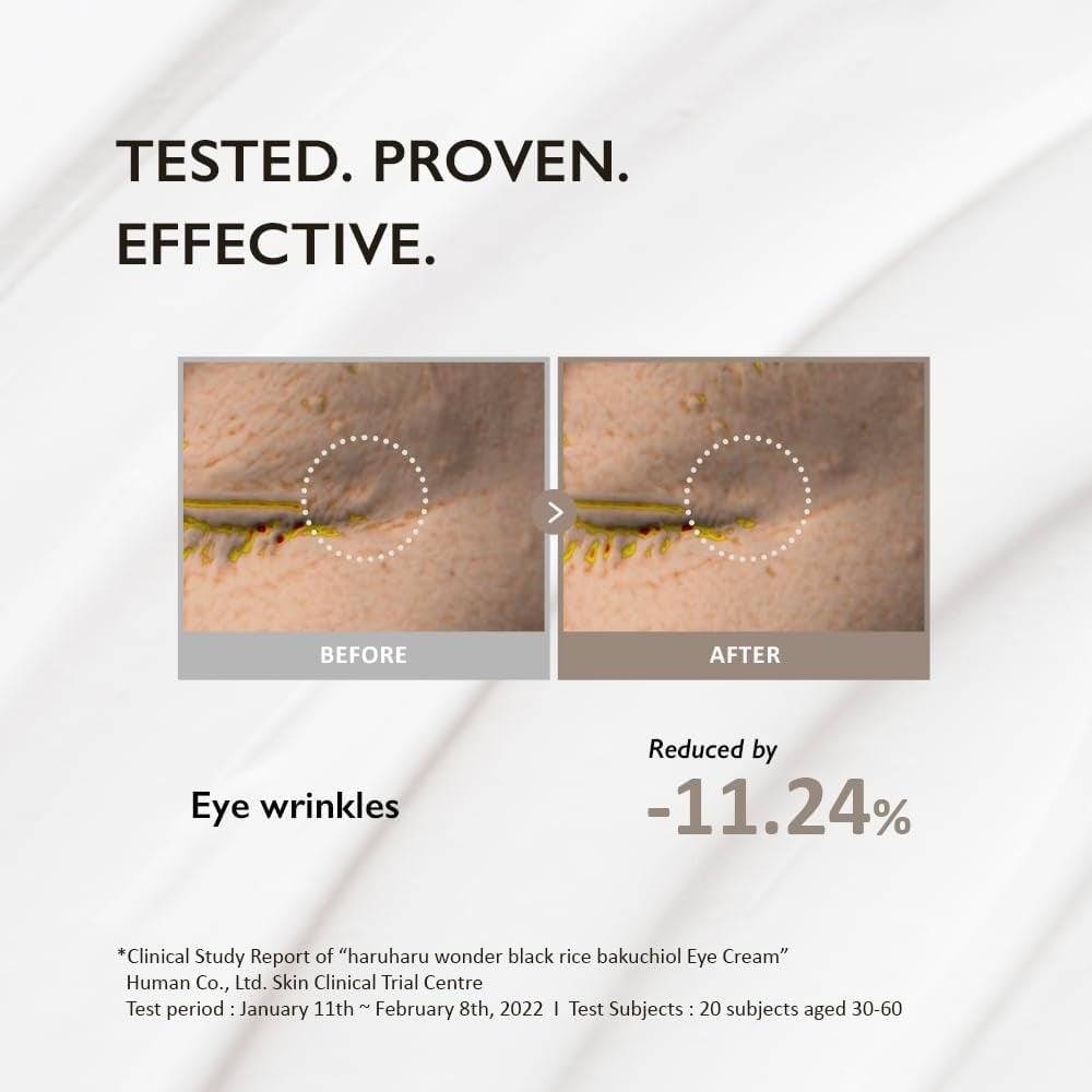 HARUHARU WONDER Black Rice Bakuchiol Eye Cream 20ml - BelluBeauty