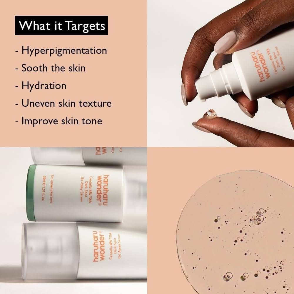 HARUHARU WONDER Centella 4% TXA Dark Spot Go Away Serum 30ml - BelluBeauty