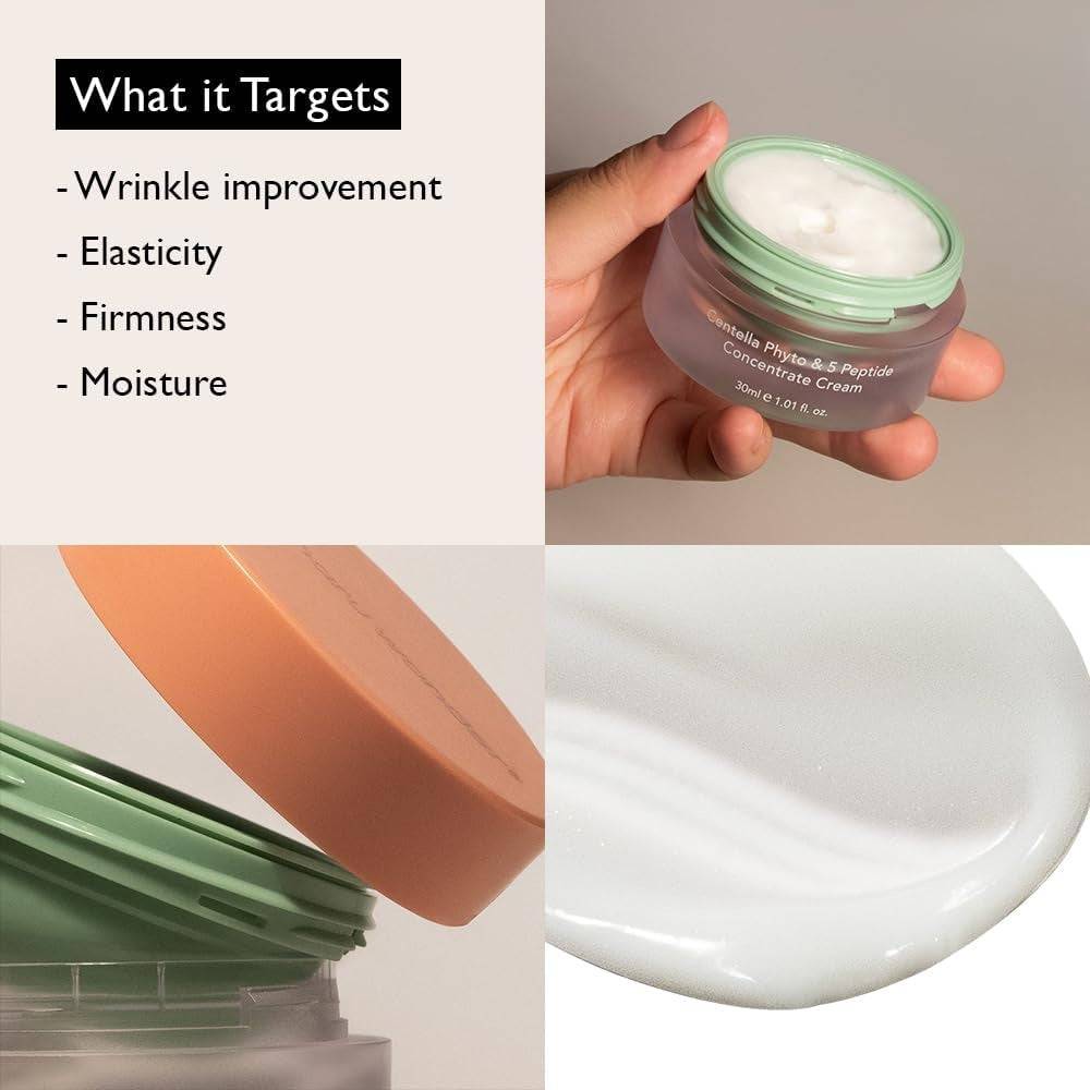 HARUHARU WONDER Centella Phyto & 5 Peptide Concentrate Cream 30ml - BelluBeauty