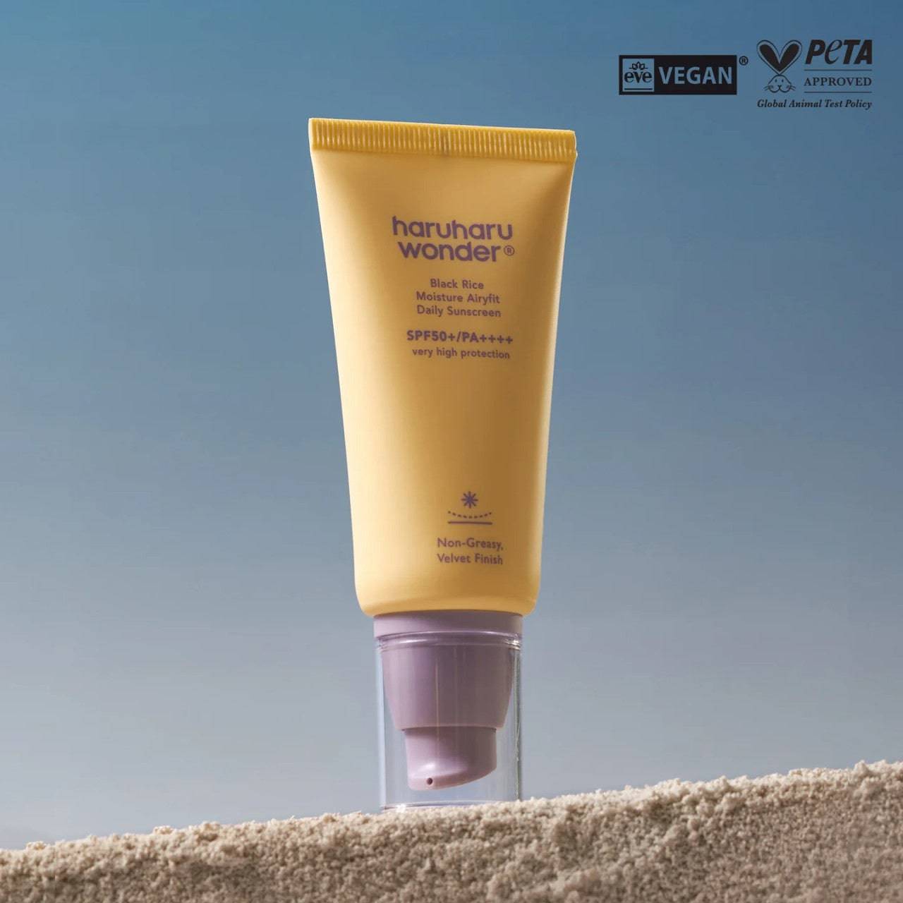 HARUHARU WONDER Black Rice Moisture Airyfit Sunscreen SPF50+ 50ml - BelluBeauty