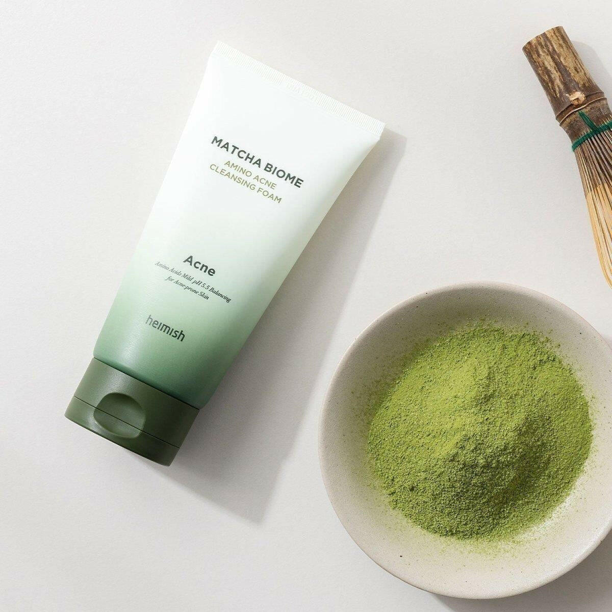 HEIMISH Matcha Biome Amino Acid Acne Cleansing Foam 150ml - bellubeauty.