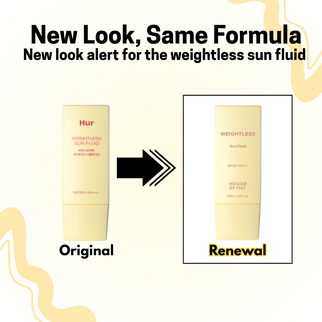 HOUSE OF HUR Weightless Sun Fluid 50ml SPF50+ - bellubeauty