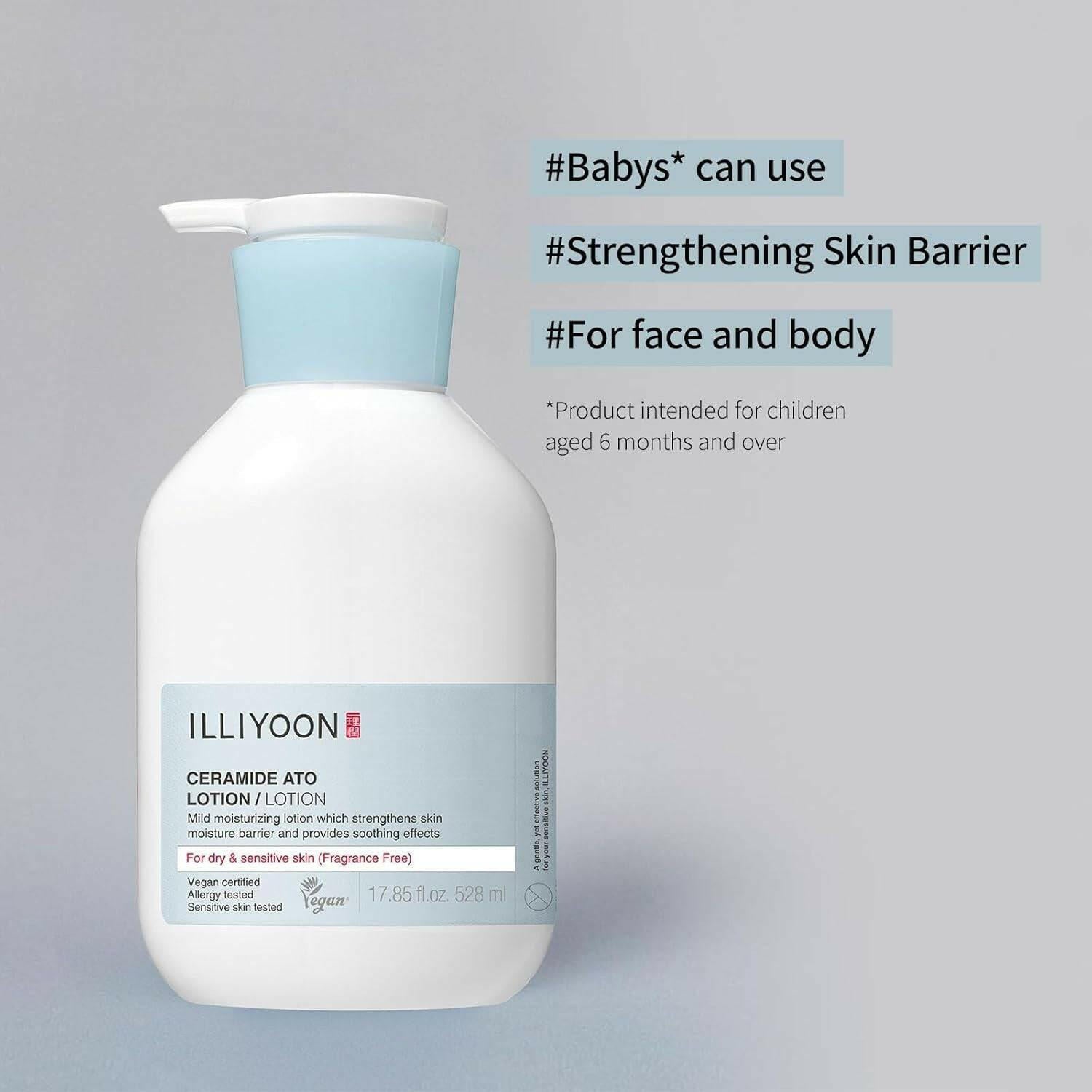 ILLIYOON Ceramide Ato Lotion 334ml - bellubeauty