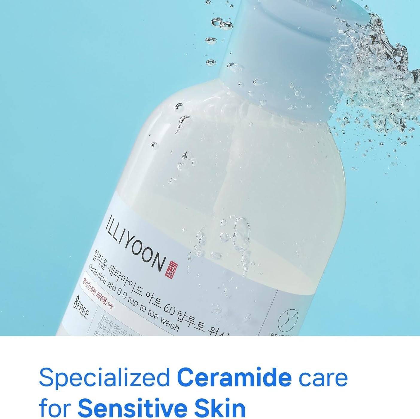 ILLIYOON Ceramide Ato 6.0 Top To Toe Wash 500ml - BelluBeauty