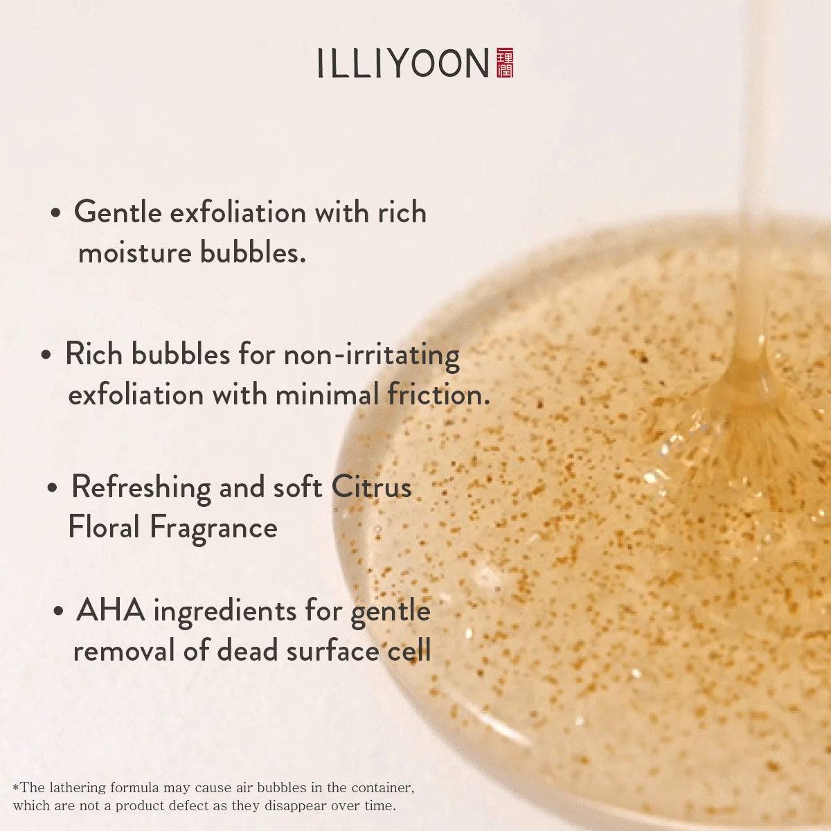 ILLIYOON Fresh Moisture Scrub Wash 400ml - bellubeauty