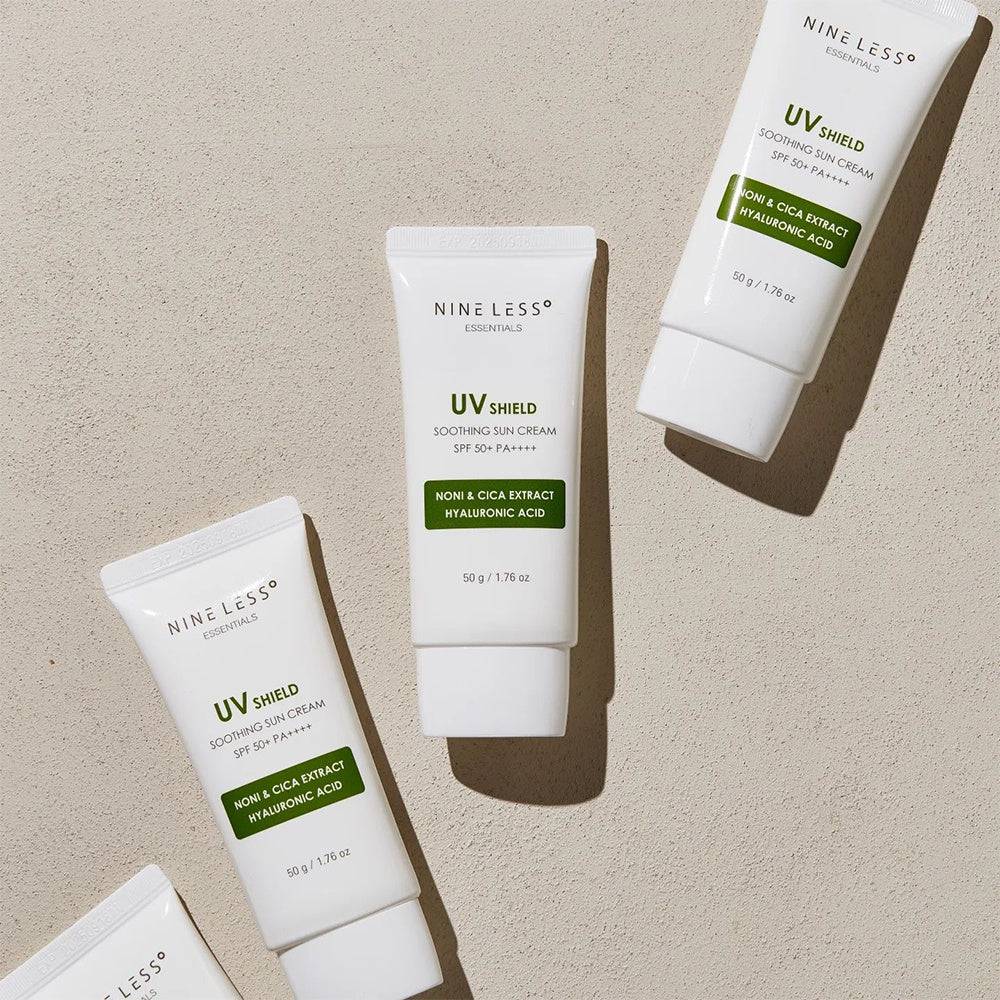 NINELESS Essentials UV Shield Soothing Sun Cream SPF50+ 50ml - BelluBeauty