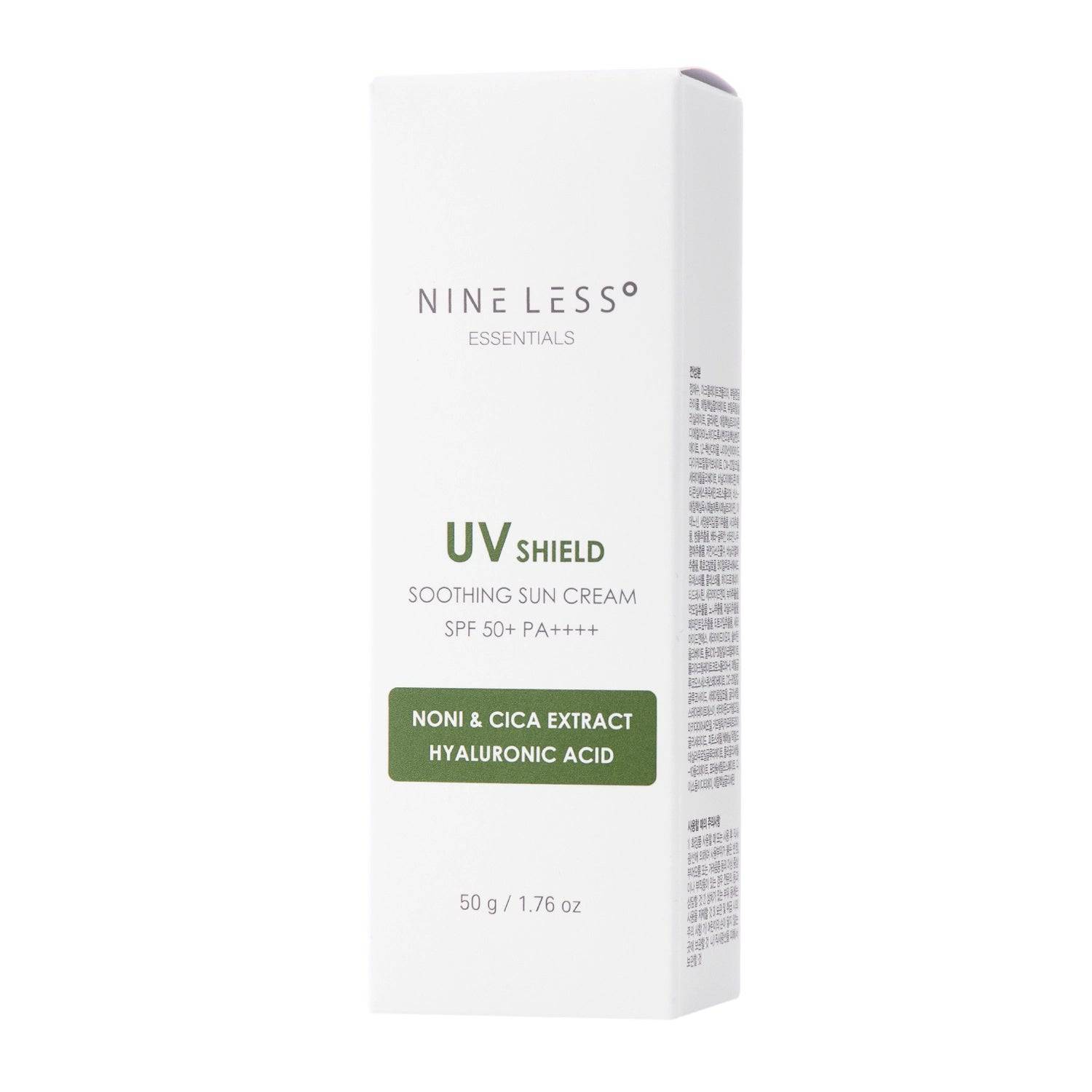 NINELESS Essentials UV Shield Soothing Sun Cream SPF50+ 50ml - BelluBeauty