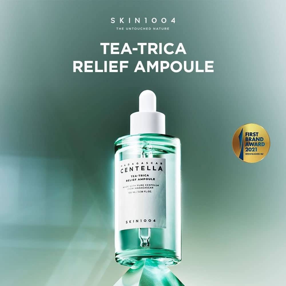 SKIN1004 Madagascar Centella Tea-Trica Relief Ampoule 100ml - BelluBeauty