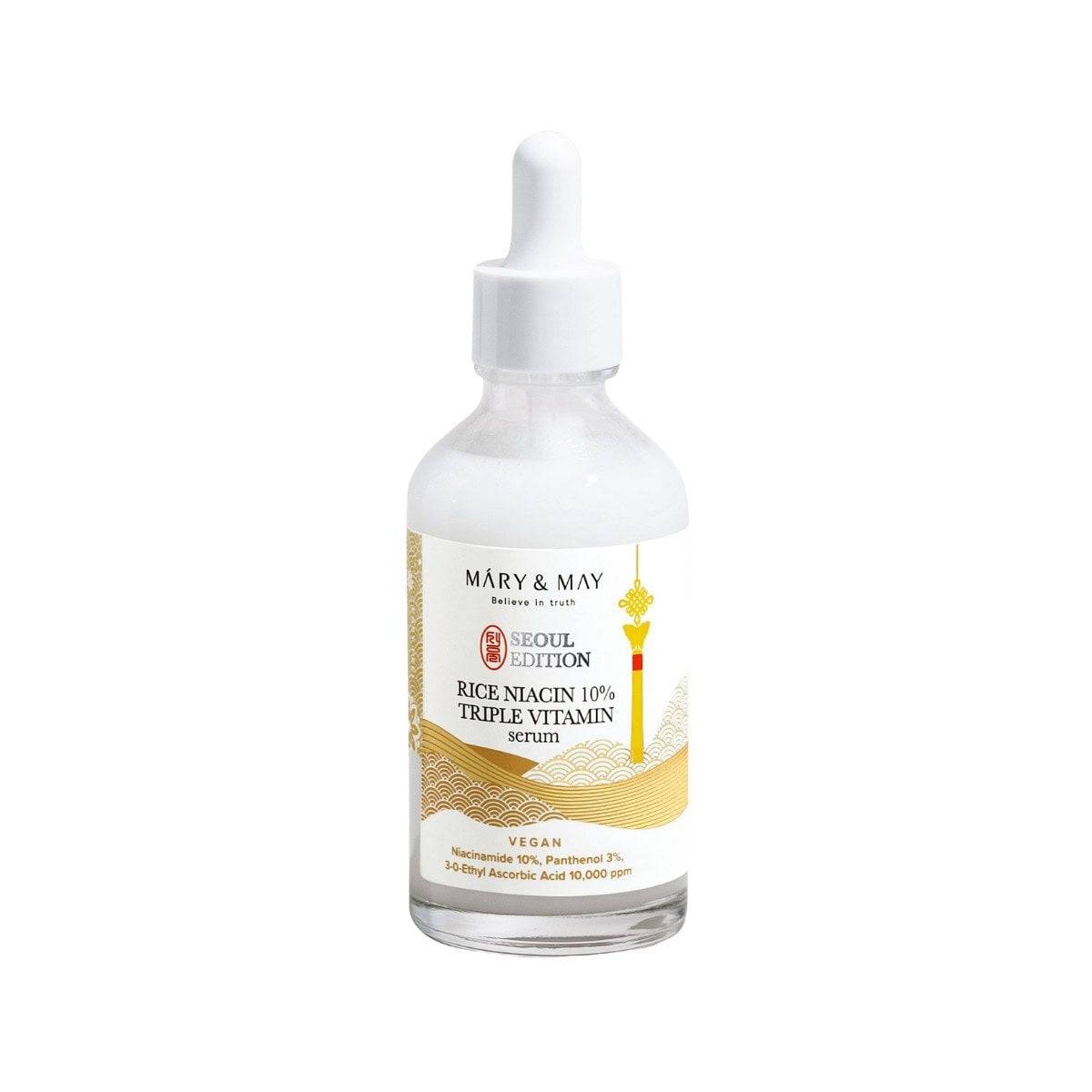 MARY&MAY Rice Niacin 10% Triple Vitamin Serum 80ml - BelluBeauty