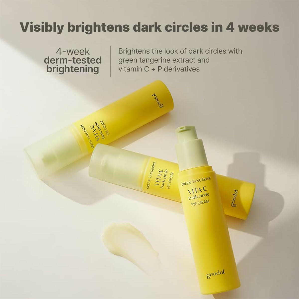 GOODAL Green Tangerine Vita C Dark Circle Eye Cream 30ml - bellubeauty.