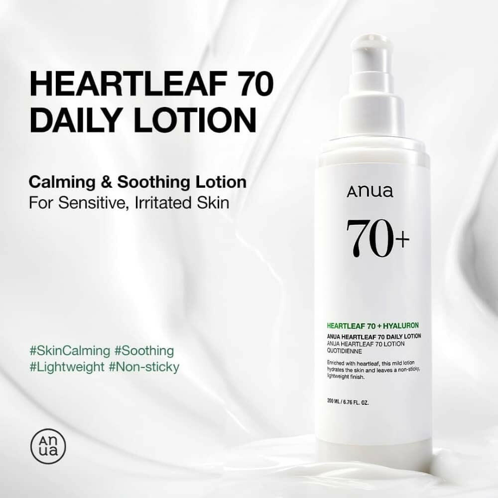 ANUA Heartleaf 70% Daily Relief Lotion 200ml - bellubeauty.