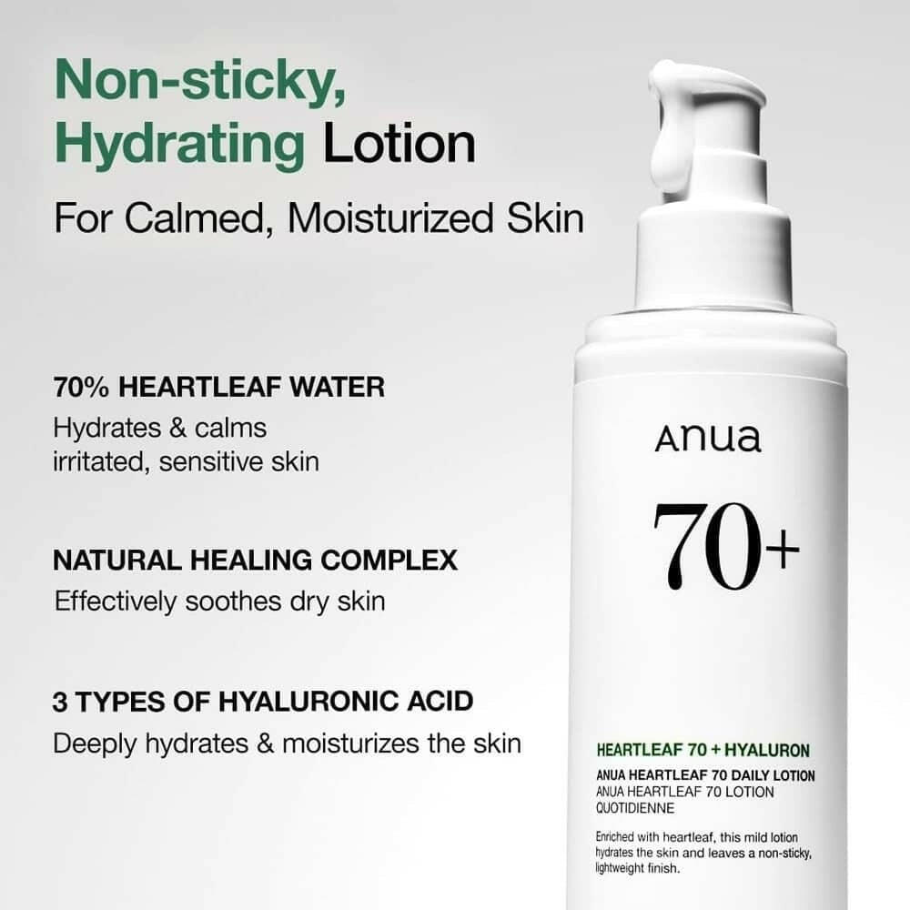 ANUA Heartleaf 70% Daily Relief Lotion 200ml - bellubeauty.