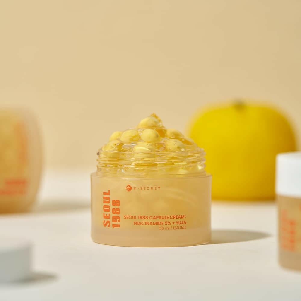 KSECRET Seoul 1988 Capsule Cream Niacinamide 5% + Yuja 50ml - bellubeauty.