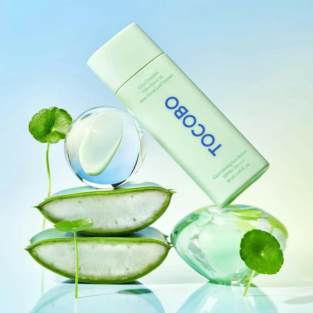 TOCOBO Cica Calming Sun Serum SPF50+ PA++++ 50ml - bellubeauty.