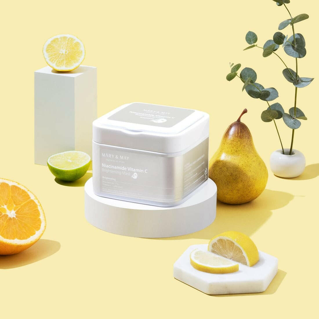 MARY&MAY Niacinamide Vitamin C Brightening Mask 30pcs - bellubeauty.