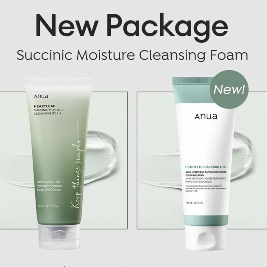 ANUA Heartleaf Succinic Moisture Cleansing Foam 150ml