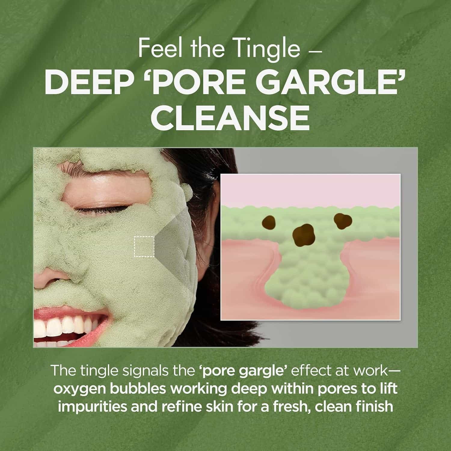 P.CALM Holy Basil Bubble Deep Mask 90g