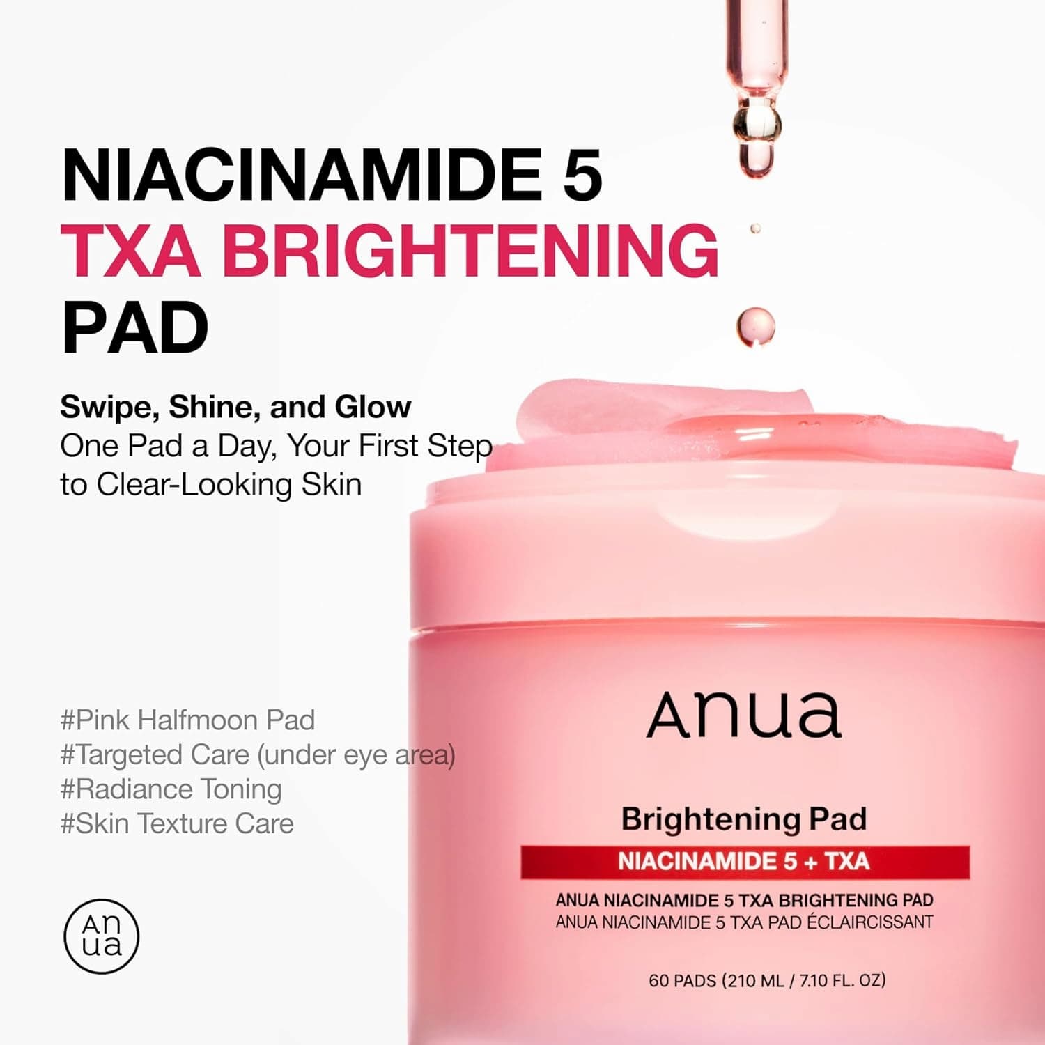 ANUA Niacinamide 5 TXA Brightening Pad 60pcs