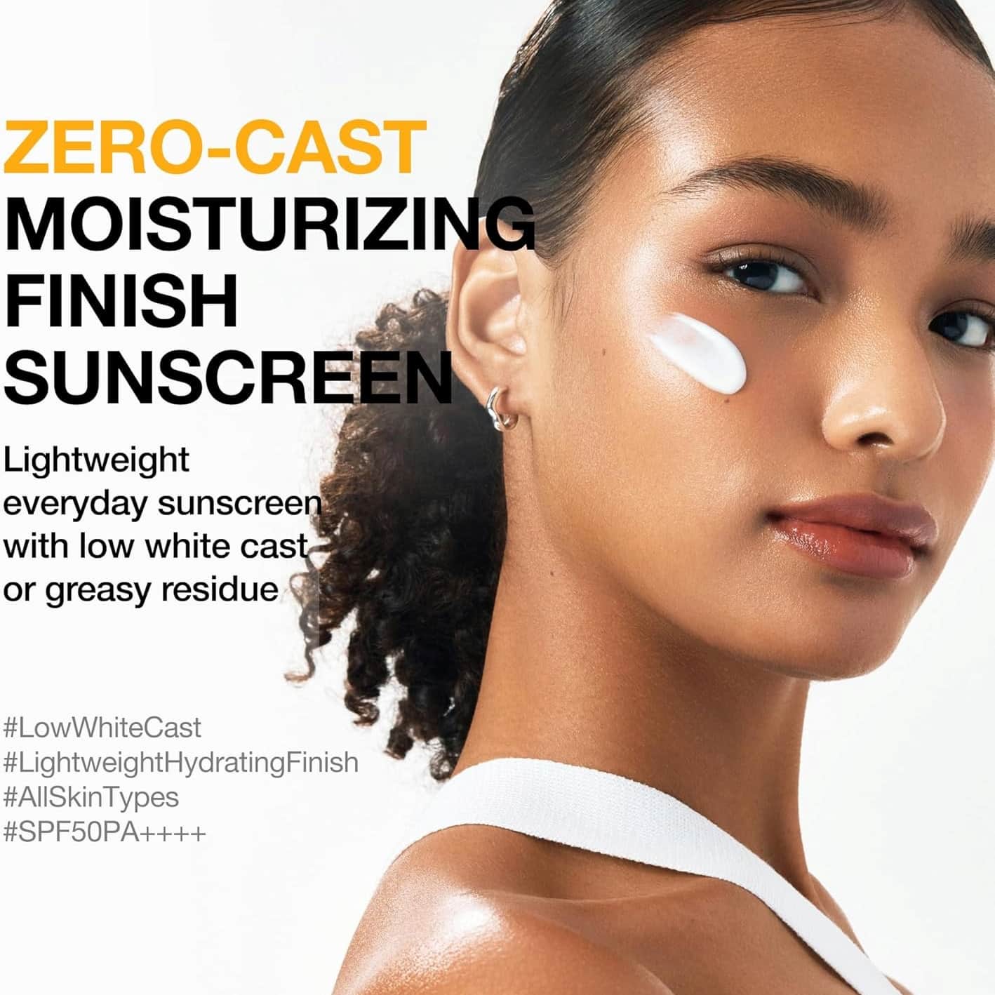 ANUA Zero-Cast Moisturizing Finish Sunscreen 50ml SPF50+ - BelluBeauty