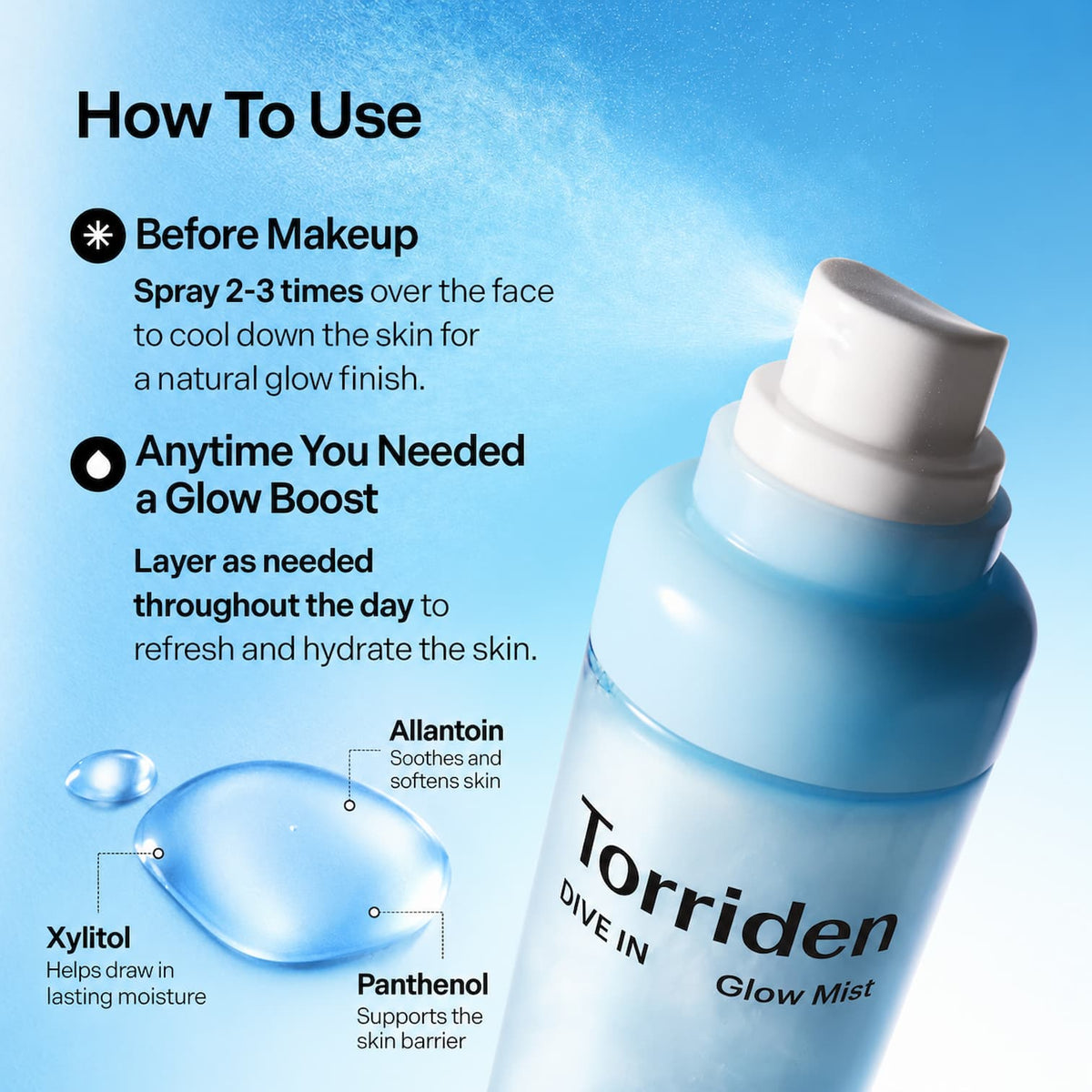 TORRIDEN DIVE IN Glow Mist 120ml