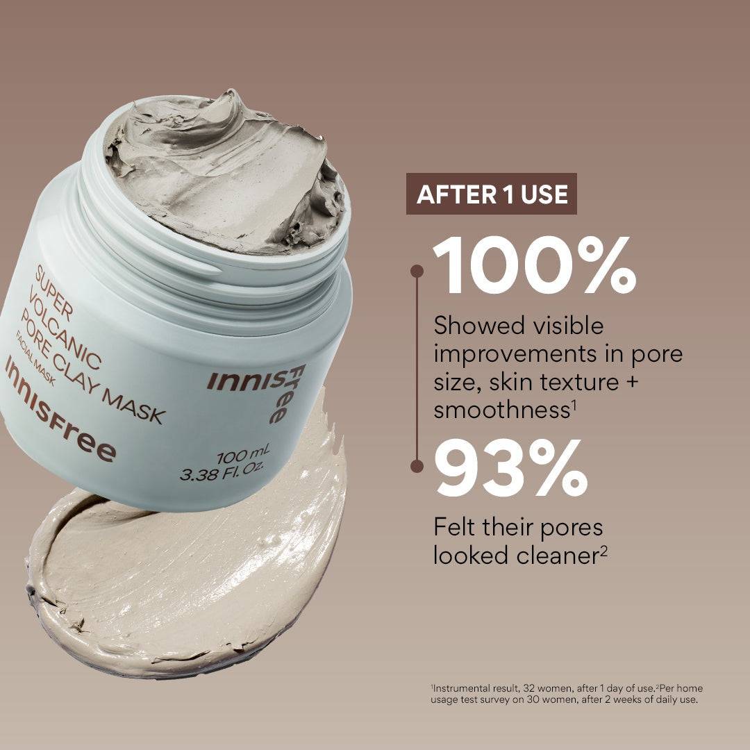 INNISFREE Super Volcanic Pore Clay Mask 100ml - bellubeauty
