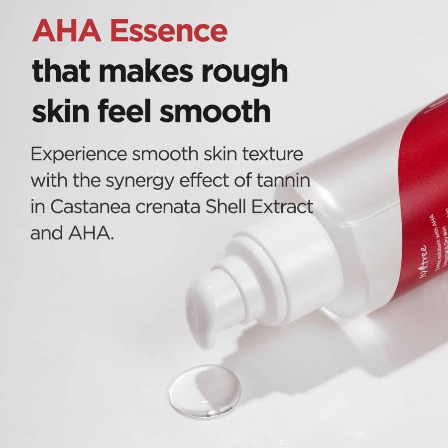 ISNTREE Chestnut AHA 8% Clear Essence 100ml - BelluBeauty