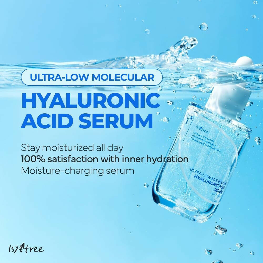 ISNTREE Ultra-Low Molecular Hyaluronic Acid Serum 50ml - bellubeauty