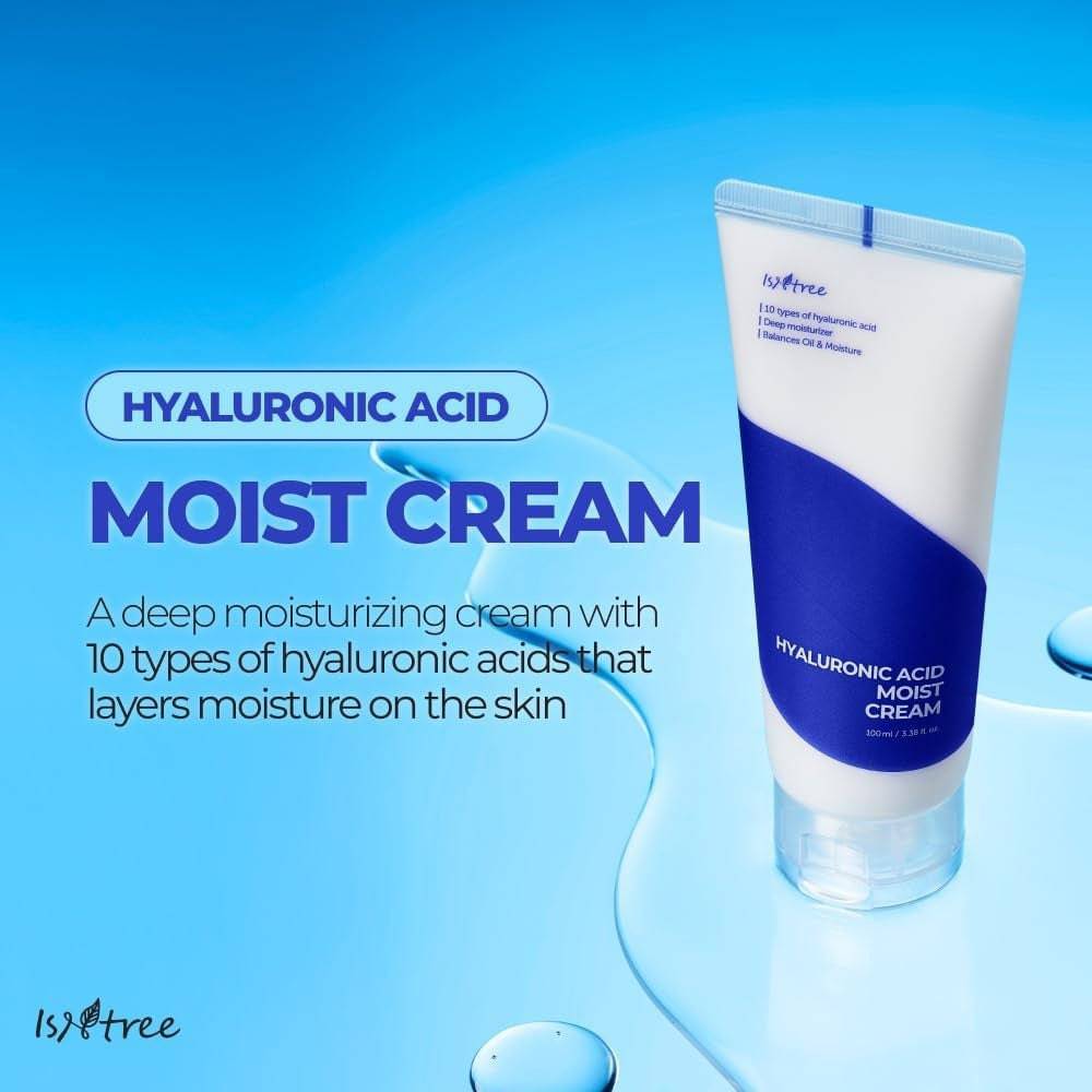 ISNTREE Hyaluronic Acid Moist Cream 100ml - BelluBeauty