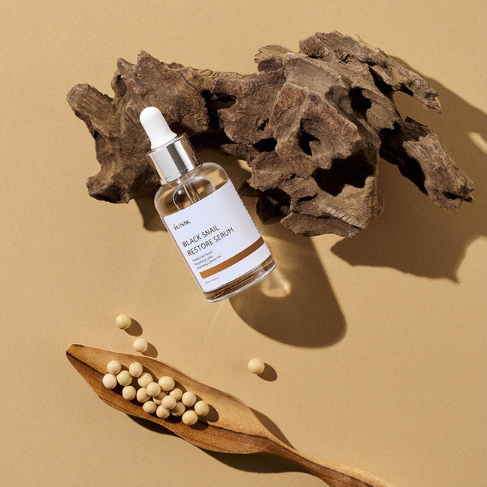 IUNIK Black Snail Restore Serum 50ml - BelluBeauty