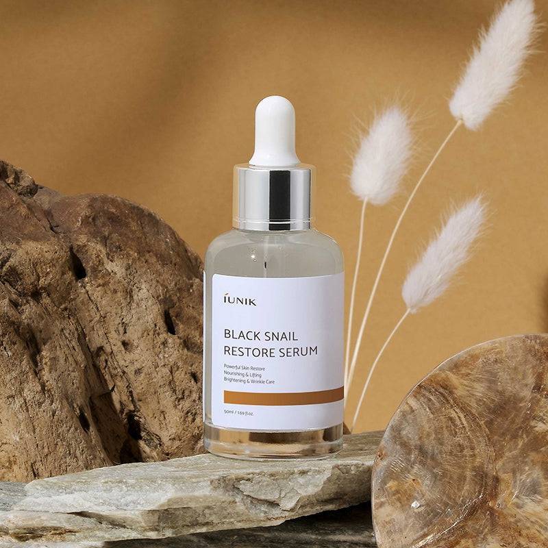 IUNIK Black Snail Restore Serum 50ml - BelluBeauty