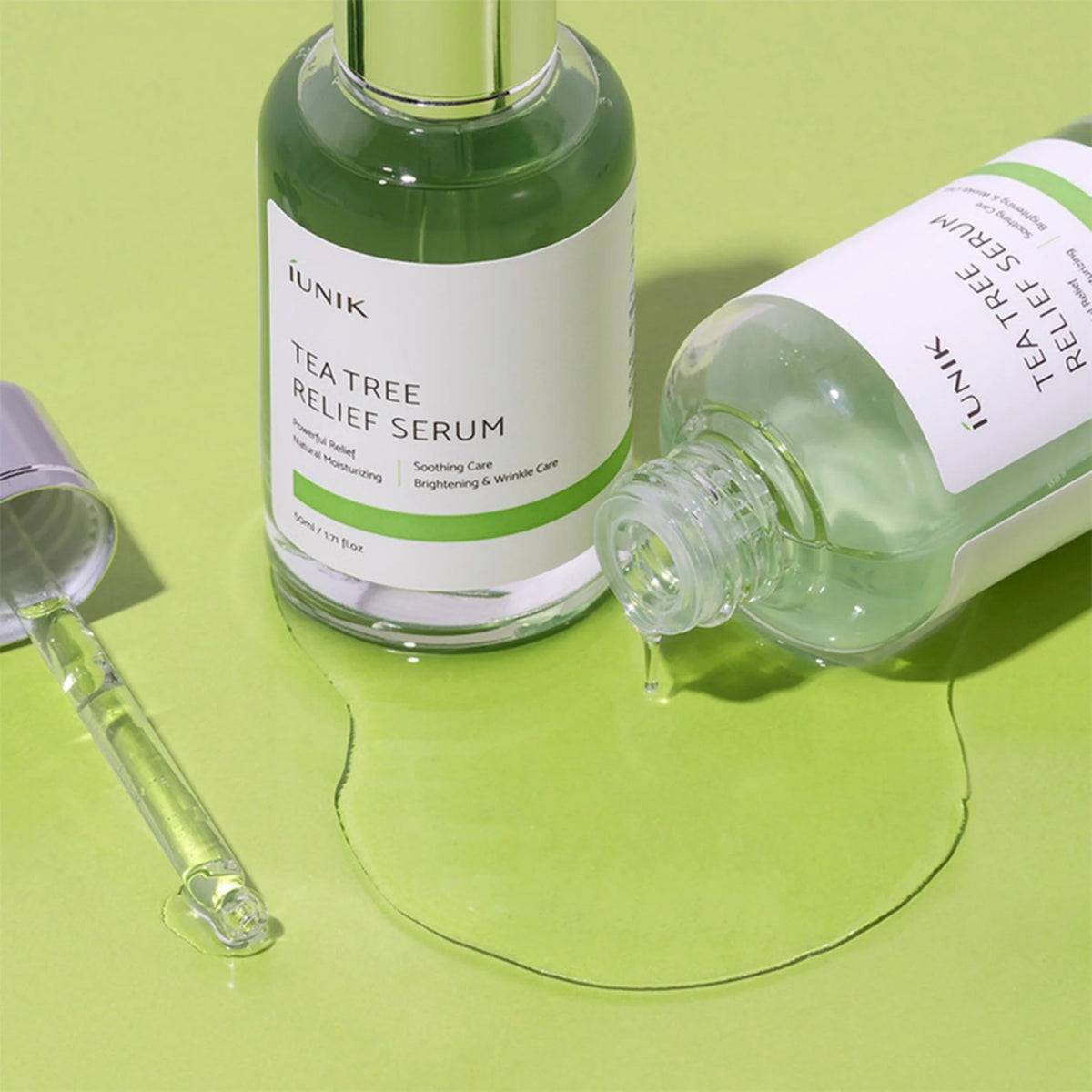 IUNIK Tea Tree Relief Serum 50ml - BelluBeauty