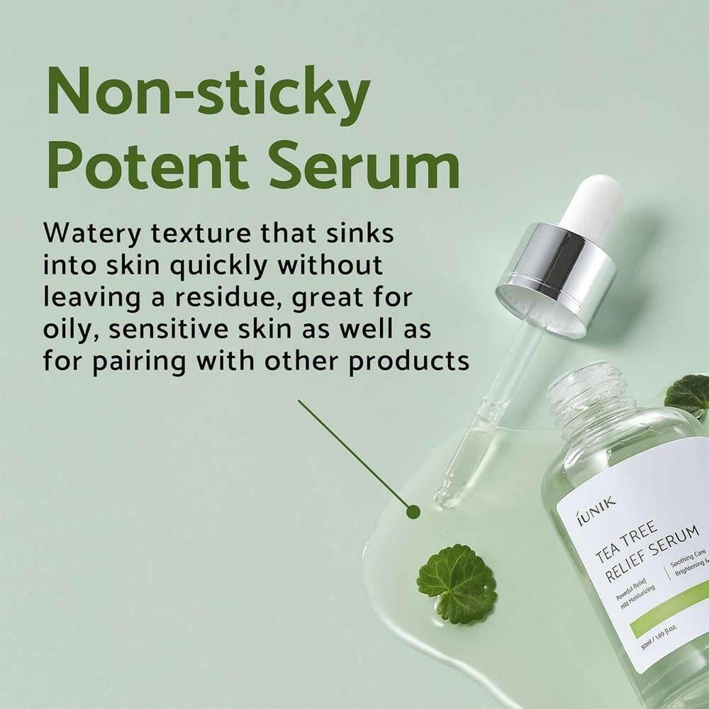 IUNIK Tea Tree Relief Serum 50ml - bellubeauty