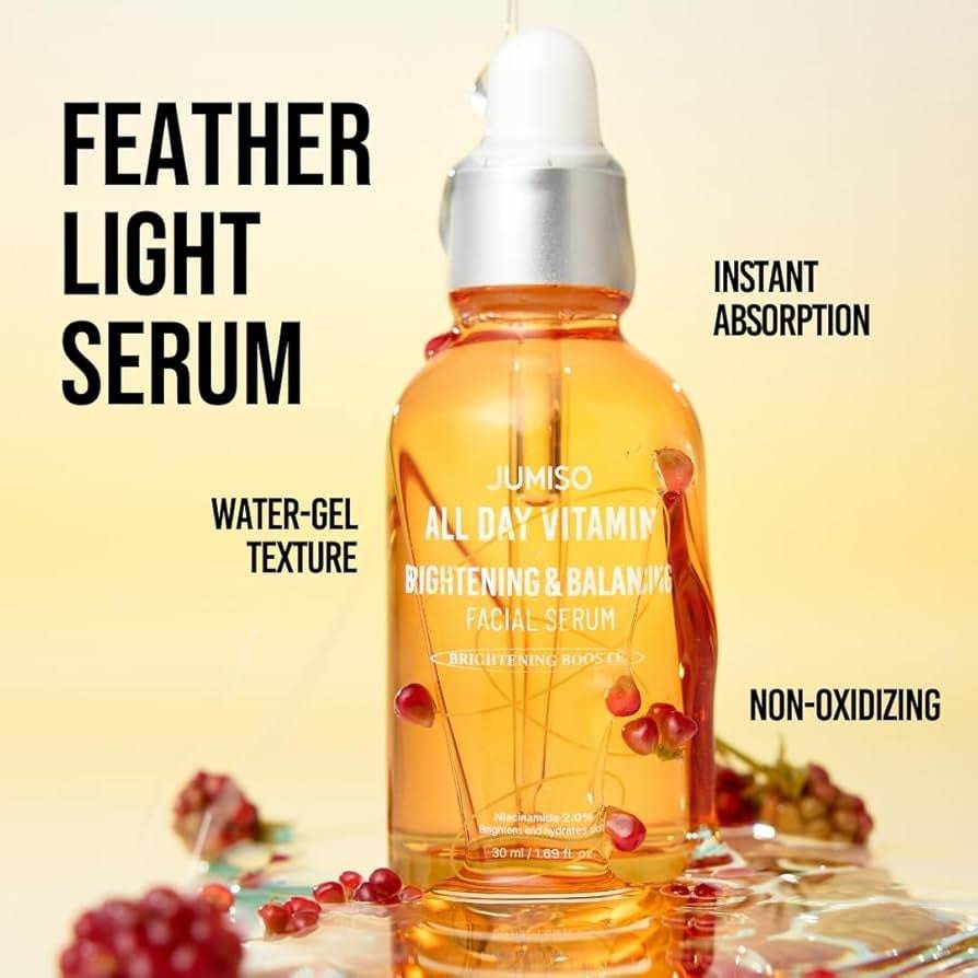 JUMISO All Day Vitamin Brightening & Balancing Facial Serum 30ml - BelluBeauty