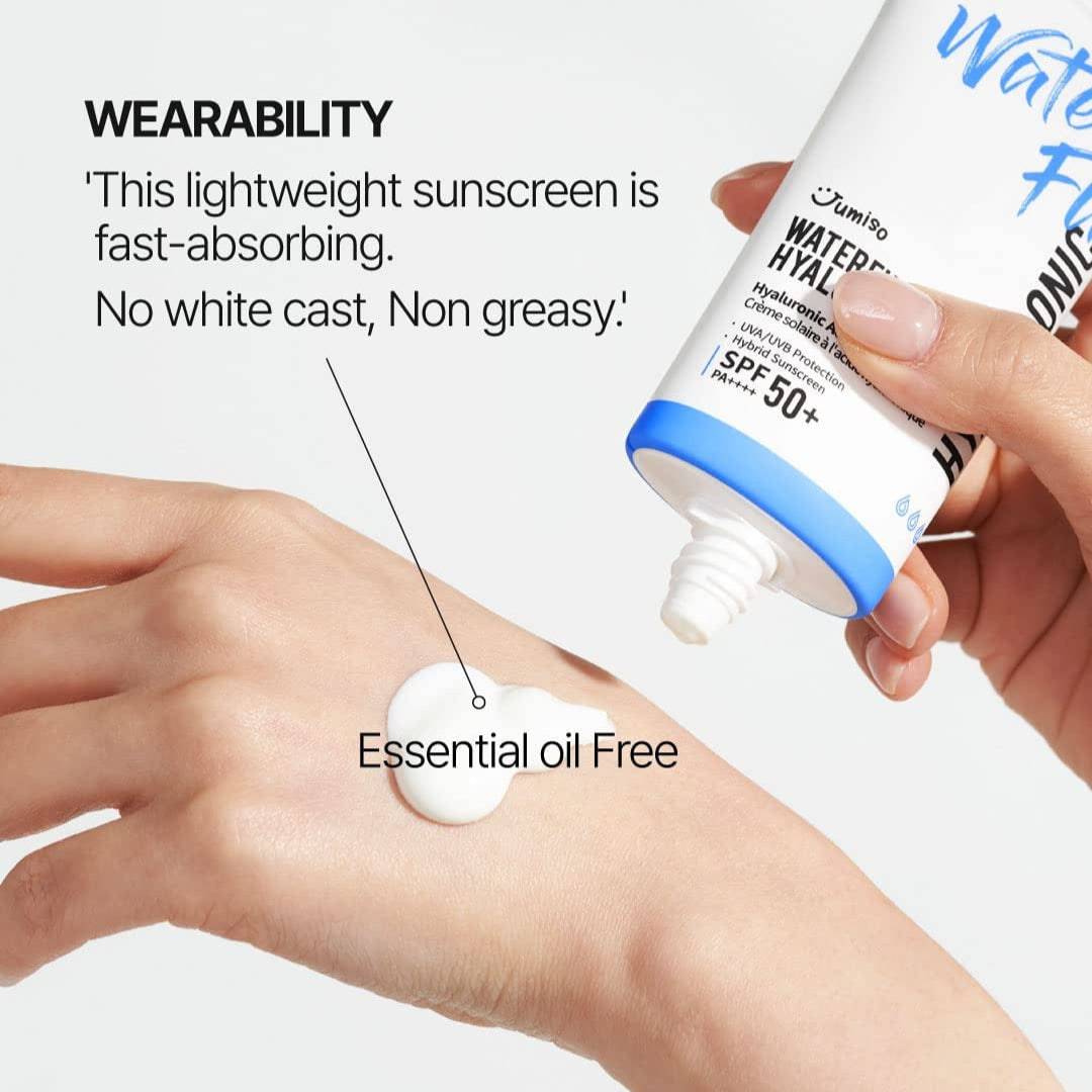 JUMISO Waterfull Hyaluronic Sunscreen 50ml SPF50+ - BelluBeauty