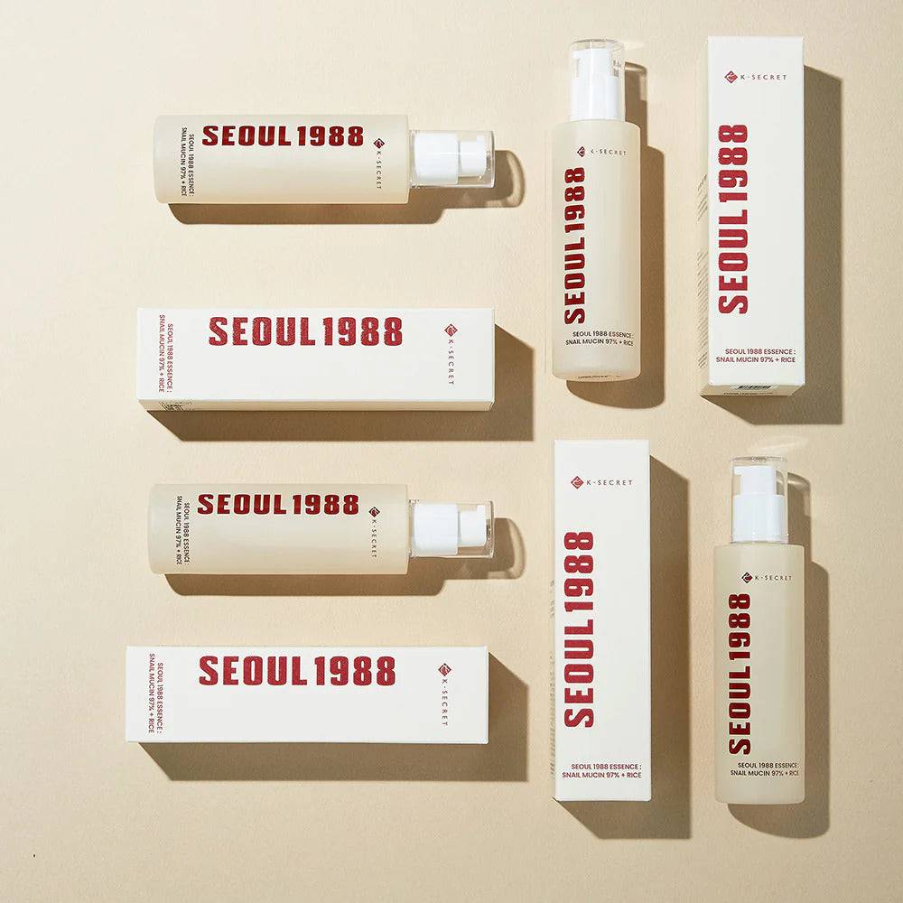 KSECRET Seoul 1988 Essence Snail Mucin 97% + Rice 100ml - BelluBeauty