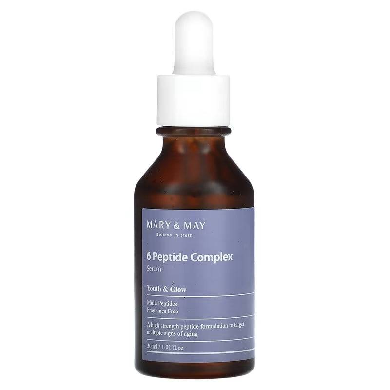 MARY&MAY 6 Peptide Complex Serum 30ml - BelluBeauty