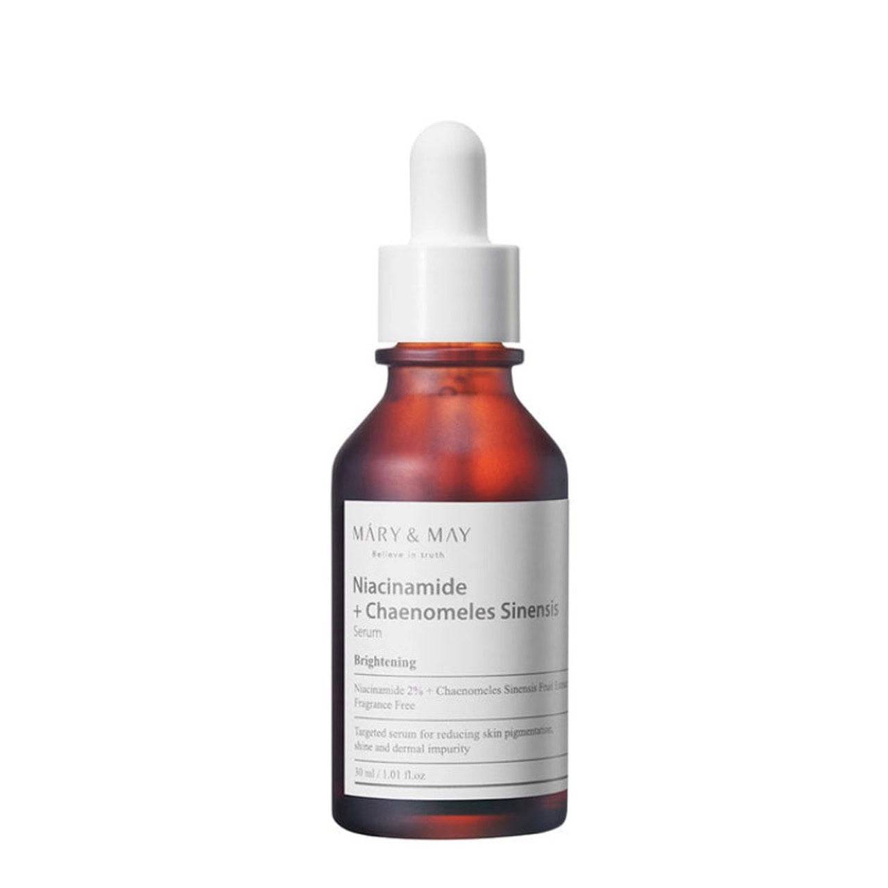 MARY&MAY Niacinamide + Chaenomeles Sinensis Serum 30ml - BelluBeauty