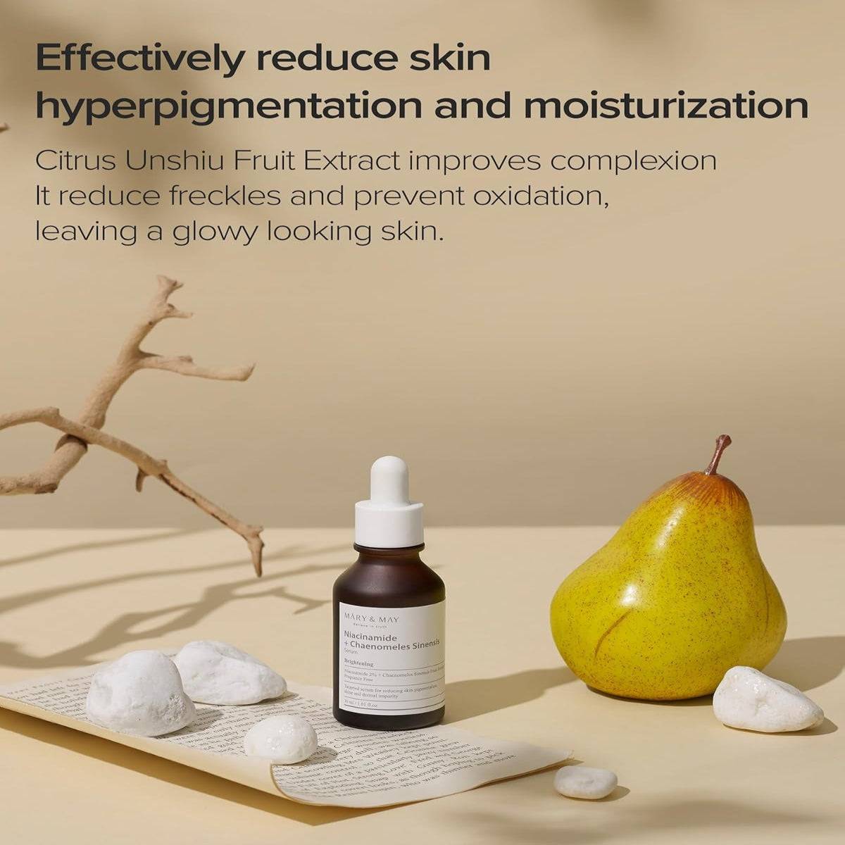 MARY&MAY Niacinamide + Chaenomeles Sinensis Serum 30ml - BelluBeauty