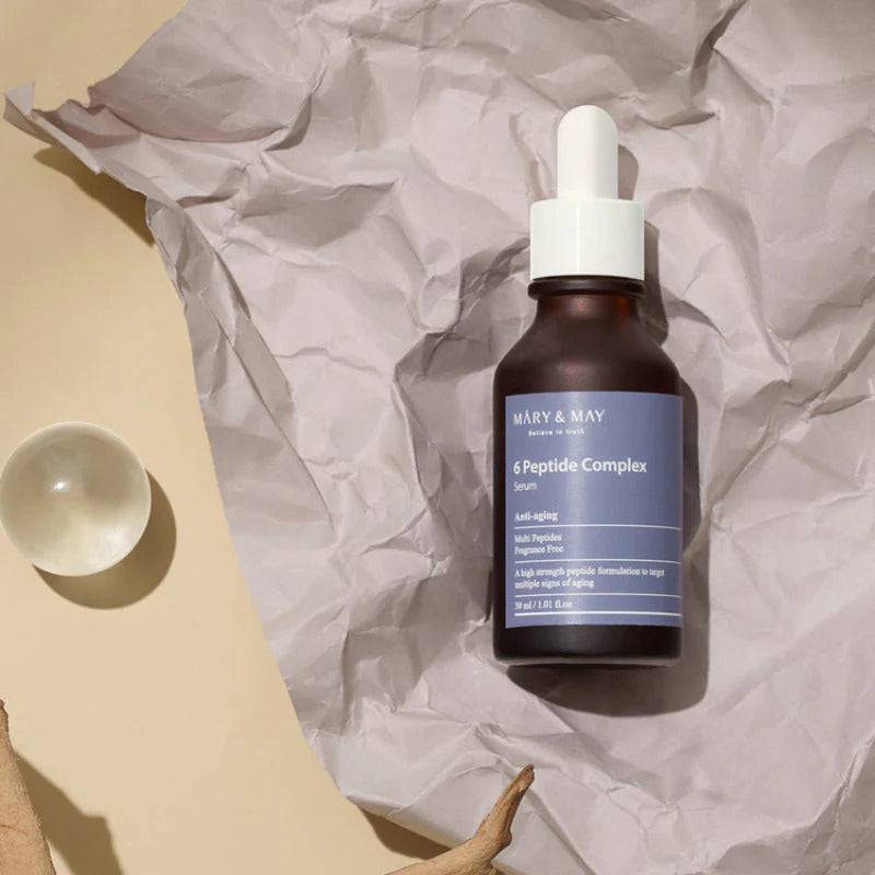 MARY&MAY 6 Peptide Complex Serum 30ml - BelluBeauty