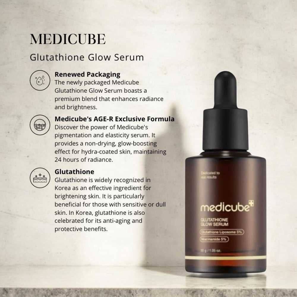 MEDICUBE AGE-R Glutathione Glow Serum 30g - BelluBeauty