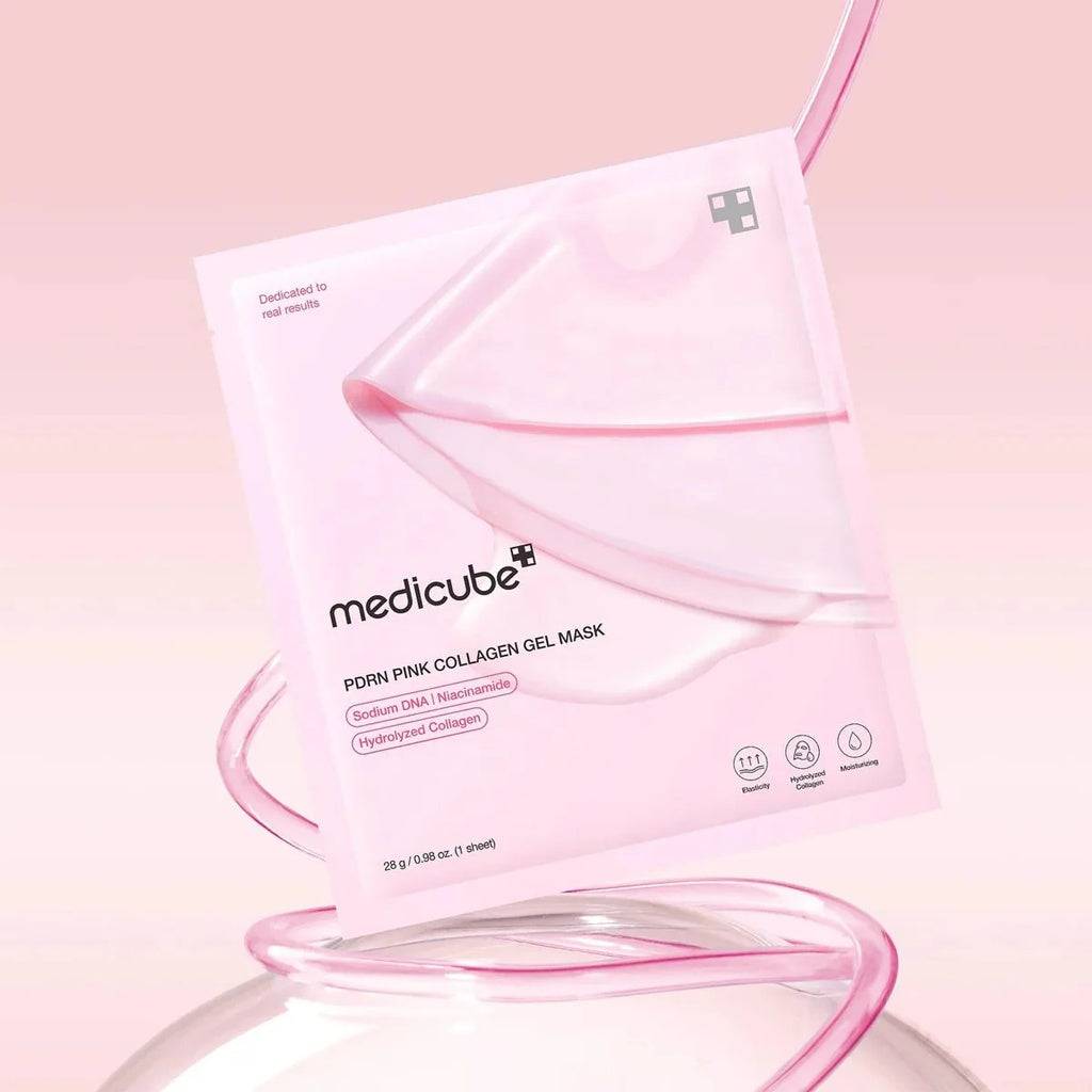 MEDICUBE PDRN Pink Collagen Gel Mask 4 Pack - BelluBeauty