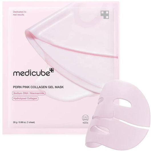 MEDICUBE PDRN Pink Collagen Gel Mask 4 Pack - bellubeauty