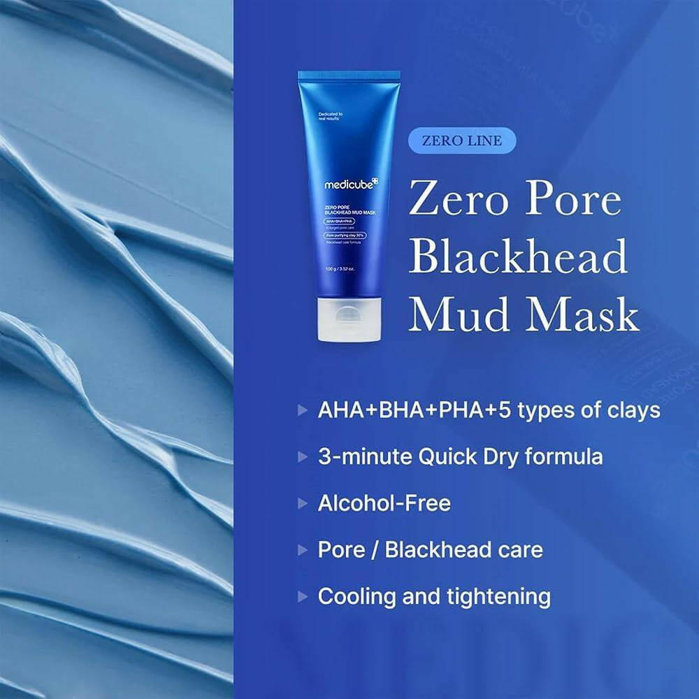 MEDICUBE Zero Pore Blackhead Mask 100g - bellubeauty