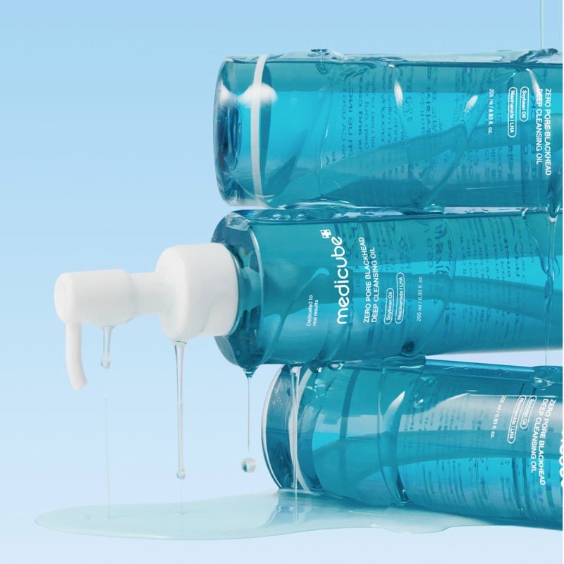 MEDICUBE Zero Pore Blackhead Deep Cleansing Oil 205ml - bellubeauty