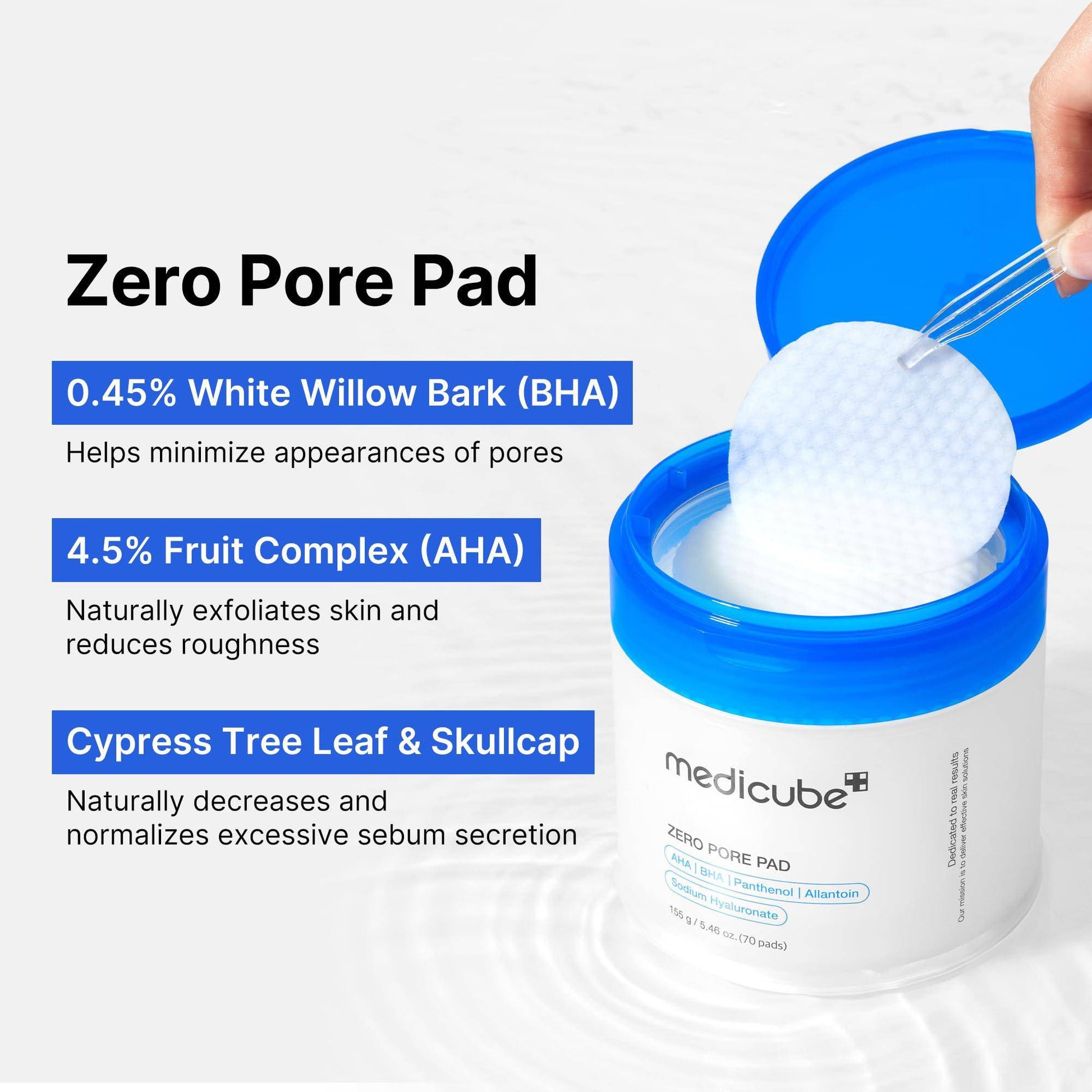 MEDICUBE Zero Pore Pad 2.0 70pcs - BelluBeauty