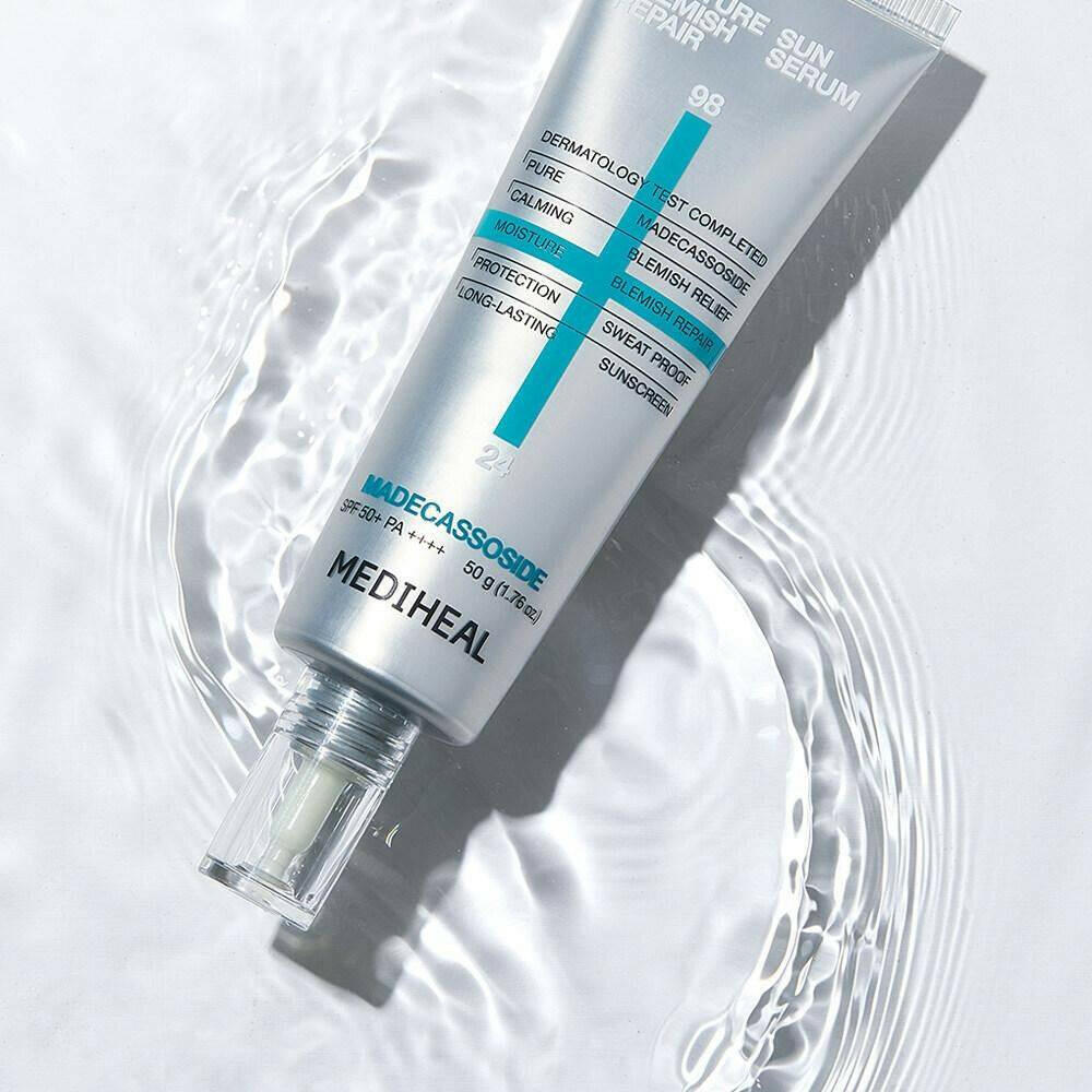 MEDIHEAL Madecassoside Moisture Sun Serum 50g SPF50+ bellubeauty.
