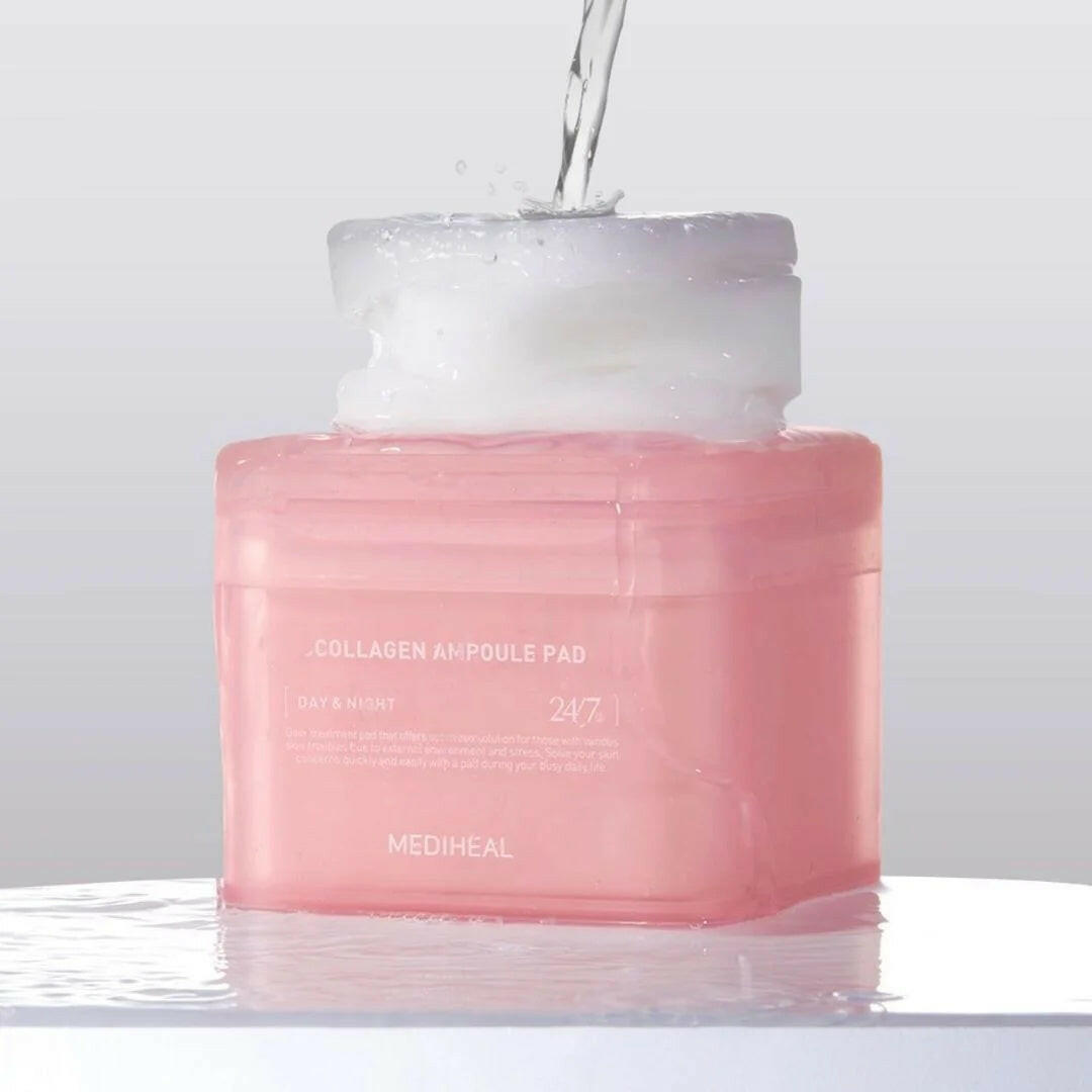 MEDIHEAL Collagen Ampoule Pad 100pcs - bellubeauty