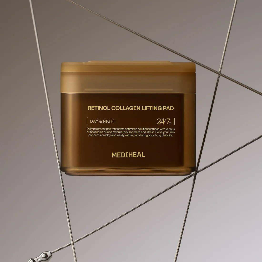 MEDIHEAL Retinol Collagen Lifting Pad 100pcs - bellubeauty