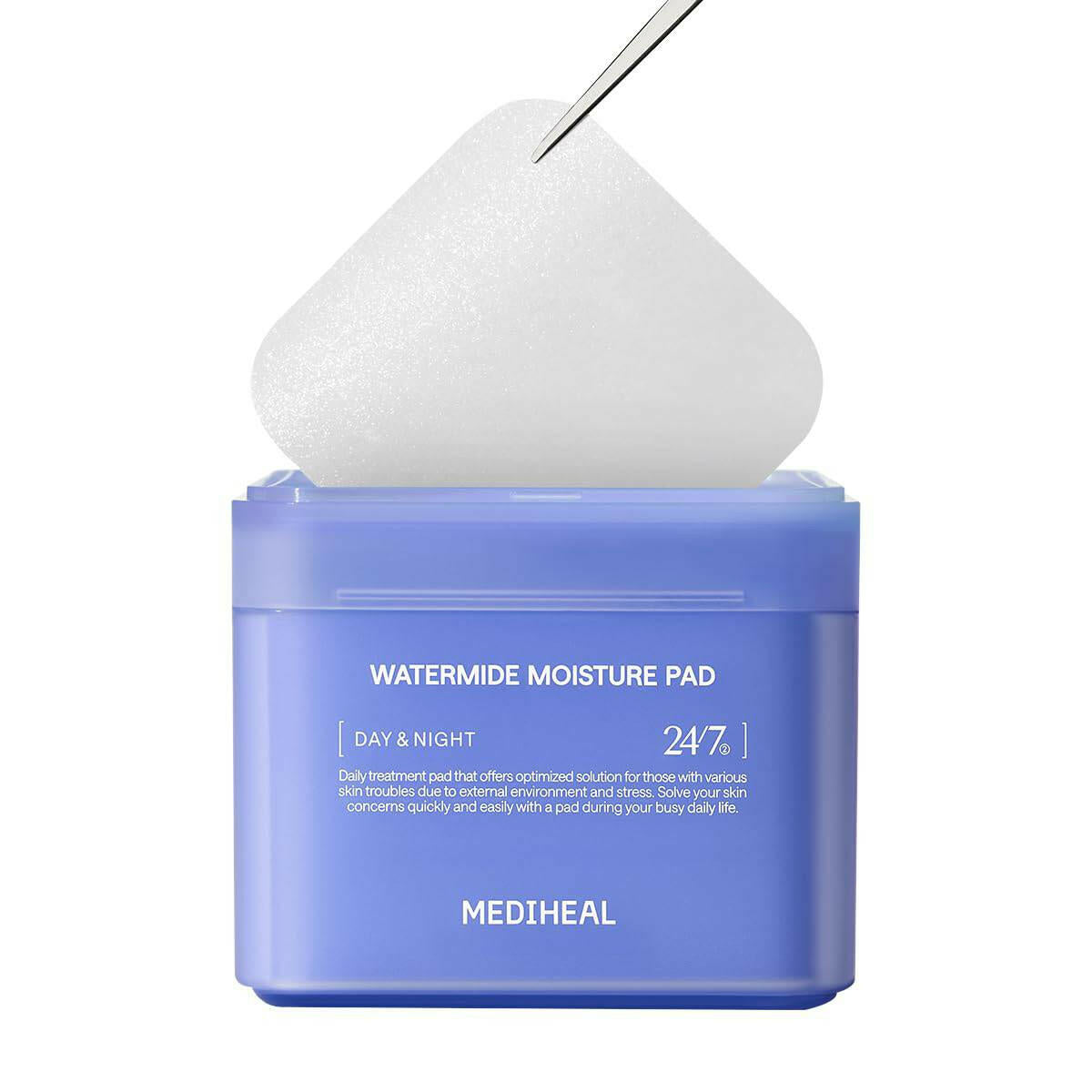 MEDIHEAL Watermide Moisture Pad 100pcs - bellubeauty